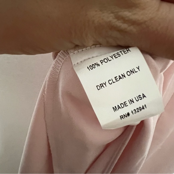 NWOT Amanda Uprichard Mandy Blush Pink Strapless Gown Maxi Dress - Picture 8 of 8